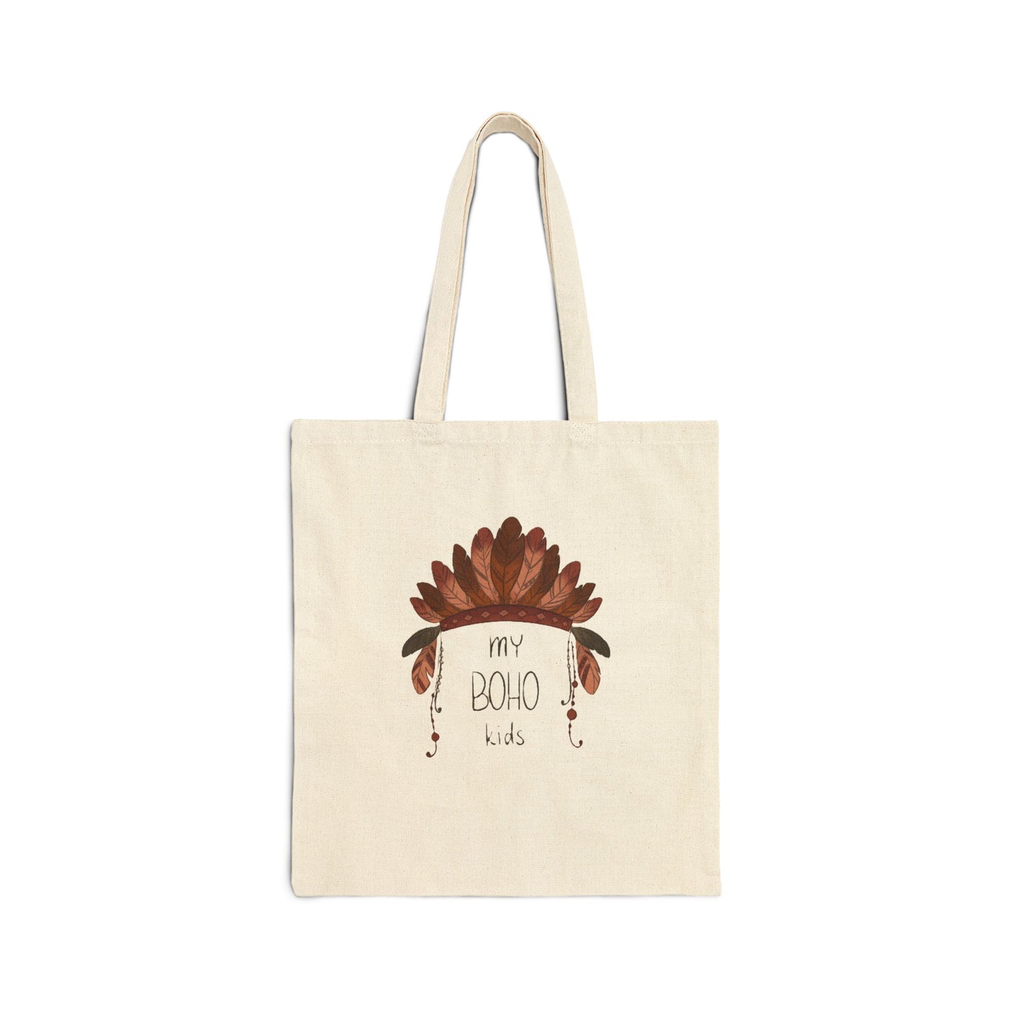 'MY BOHO KIDS' Cotton Canvas Tote                          - SALE