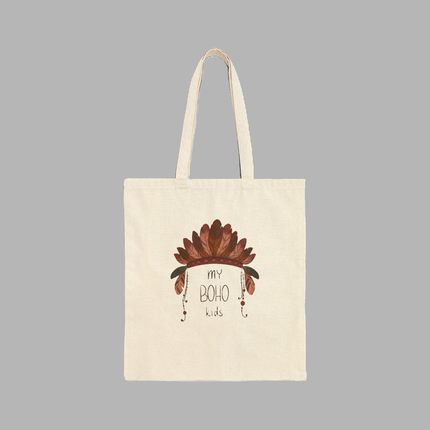 'MY BOHO KIDS' Cotton Canvas Tote                          - SALE